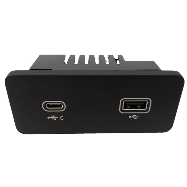Dual Usb Port Type-C Charging Port Front Rear Centre Compatible with Jaguar