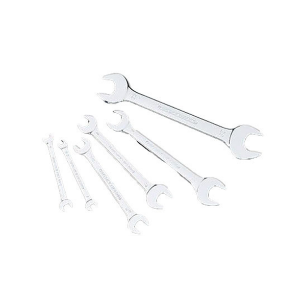 6 Piece Double Open End Wrench Set 6X7.8X9,10X11,12X13,14X15,16X