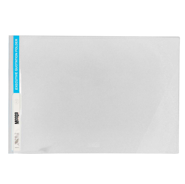 Meeco Premium Quotation Folder - Landscape A3 - Clear (Pack of 5)