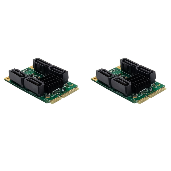 Pcie To 4 Ports Sata3 0 6Gbps Hard Disk Adapter Card Expansion Card