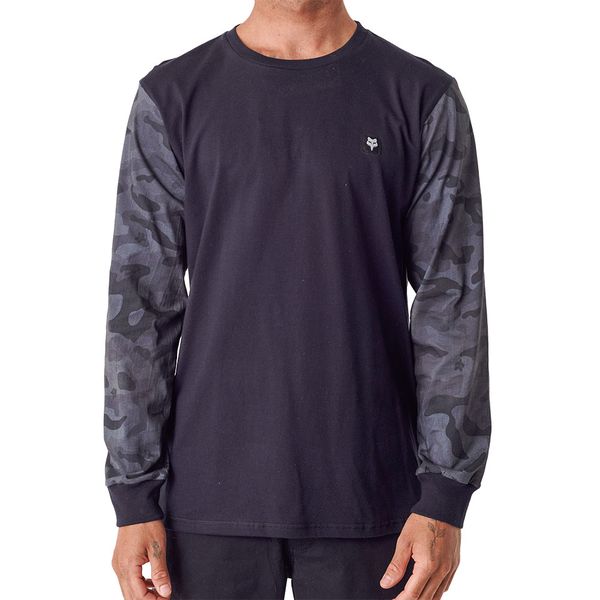 Fox-Mens-Secure Camo Ls Tee -Black/Camo