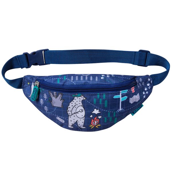 Blue Adventure Maps Moon Bag