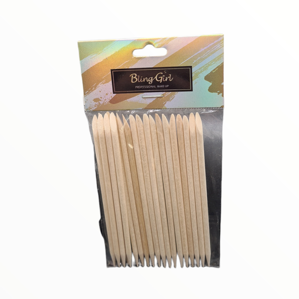 Bling Girl Cuticle Push Back Sticks