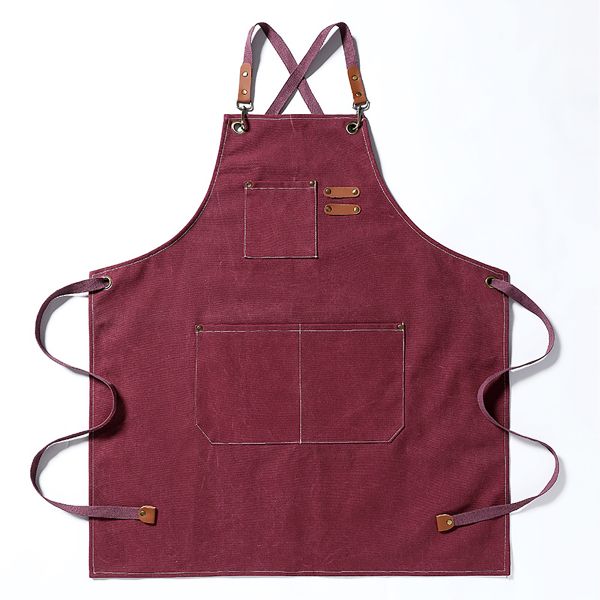 Premium Thick Canvas Denim Apron - Perfect for Kitchen, Barista and Baking