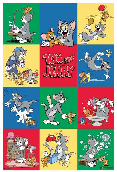 Tom And Jerry - Panels Poster