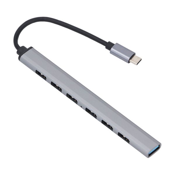 7-In-1 Type C Hub With USB 3.0 (500M/S)