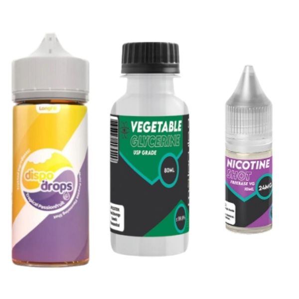 Dispo Drops Longfill Combo Pack 120ml - Tropical Passionfruit