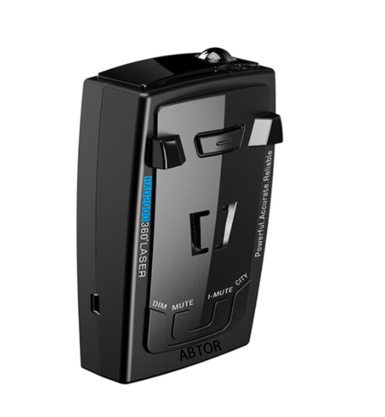 ABTOR Radar Detector, Detects New Radar And Speed Guns, LED Display