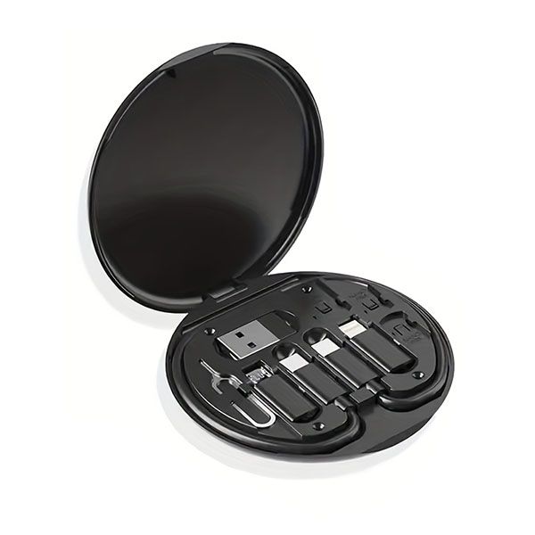 Fast Charging Travel Kit - Dual-Port GaN Charger + Phone Stand + MFi Cable