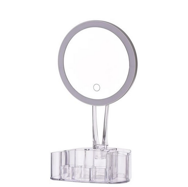 Multi-Functional 26LED Makeup Mirror Light with Cosmetic Organizer