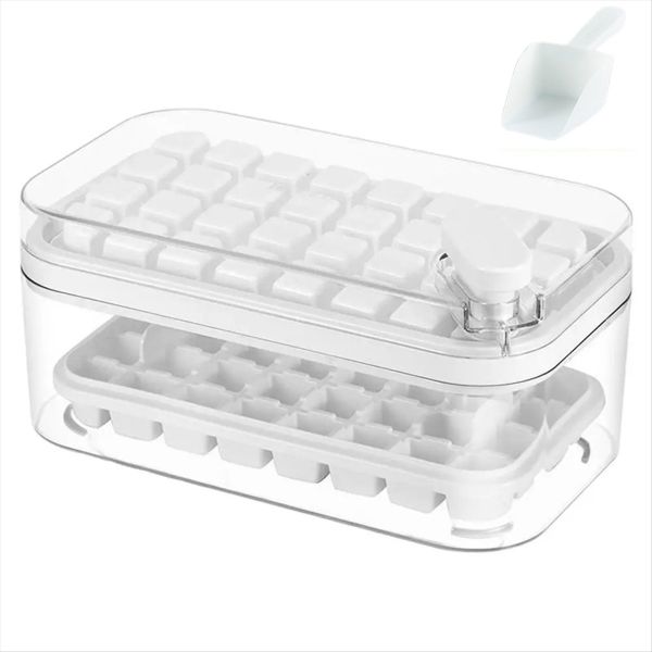 Ice Cube Container With Lid Ice Cubes Molds Ice Trays