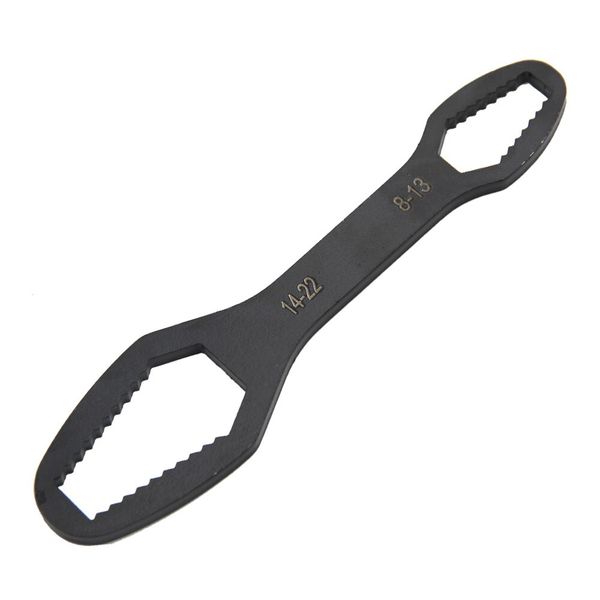 8 to 22 Black Multifunctional Double End Box Wrench Hexagon Double End