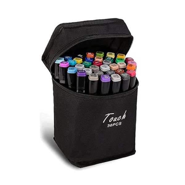 36 Colors Dual Tip Watercolour Brush Pens Marker Pens Colouring Pens, Gift