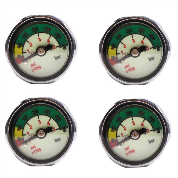 2Pcs Scuba Diving Pony Bottle Pressure Gauge