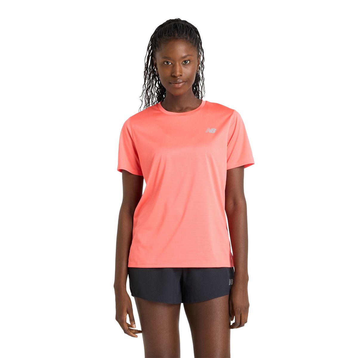 New Balance Women's Short Sleeve Sport Essentials Running Tee