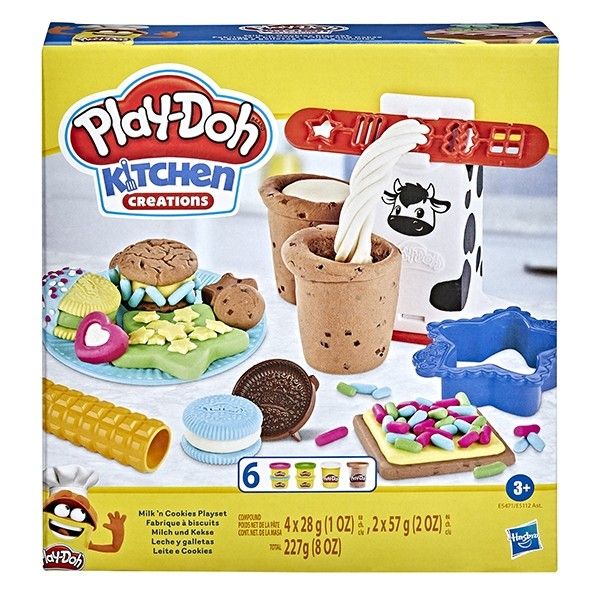 Play-Doh Silly Snacks Milk N Cookies