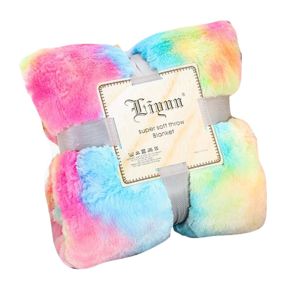 Home Super Soft Rainbow Winter Throw Blanket | Shop Today. Get it ...