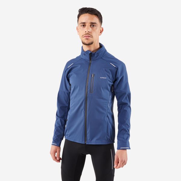 Kiprun Men's Kiprun Run 900 Warm Regul Long-Sleeved Running Jacket - Blue