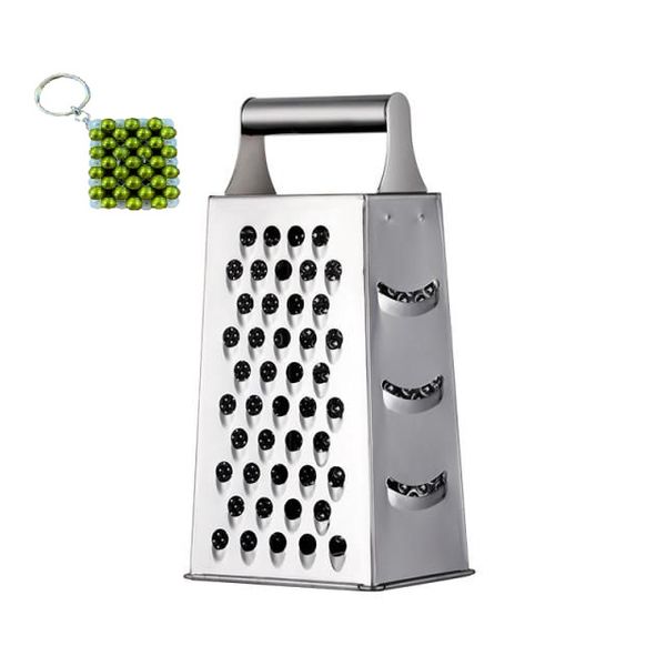 Stainless Steel Grater - Multi-Purpose Kitchen Tool &amp; Key Holder