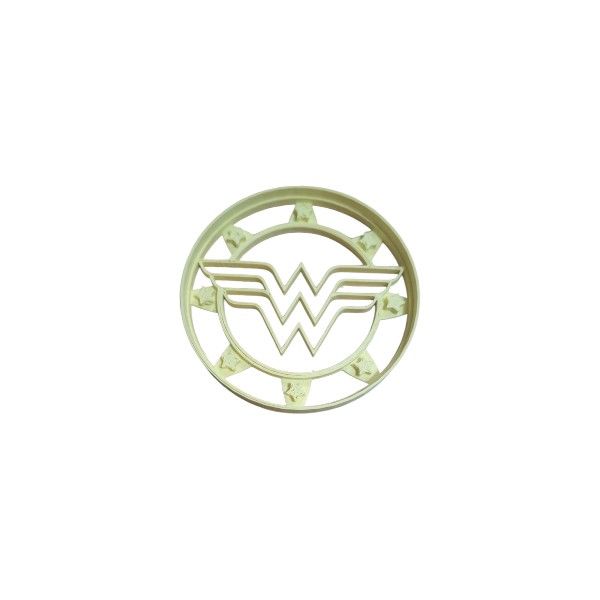 Hubbe Cookie Cutter - Wonder woman Shield