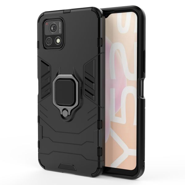 Shockproof Armor Hard Magnetic Stand Cover Compatble with Vivo X70 Pro