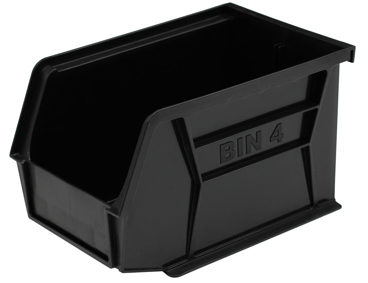 Bin4 - Black Storage Bin 210mm x 140mm x 130mm (Pack of 60)