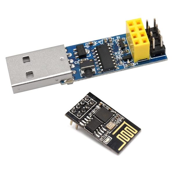 Usb To Esp8266 Breakout Ch340C Esp-01 Esp-01S Prog Wifi Programmer