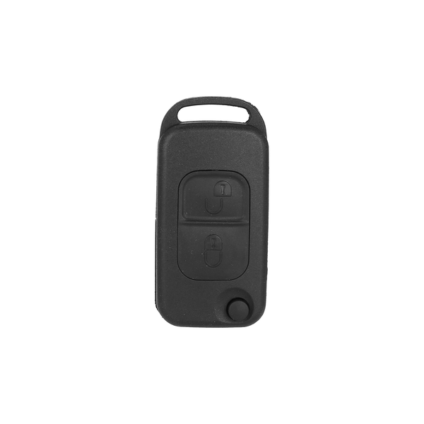2 Button Flip Remote Key Case Hu64 Blade Compatible with Mercedes-Benz