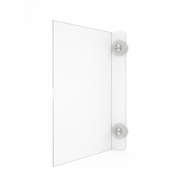 A4 Holder For Glass Door With Suction Cups (Pack of 5)