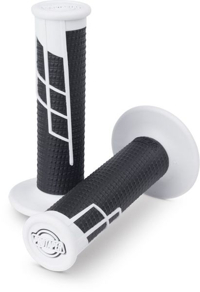 ProTaper Clamp On Half Waffle White/Black MX Grips