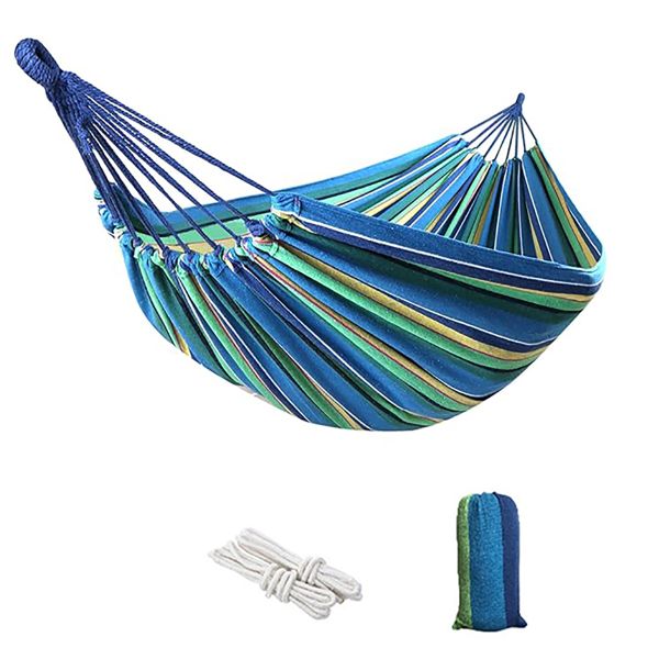 Double Hammock Portable Camping Hammocks for Hanging Sturdy Garden Outdoor