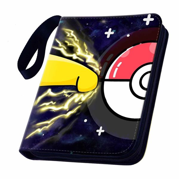 Trading Card Binder with Sleeves, Album with 50 Premium 4-Pocket Pages