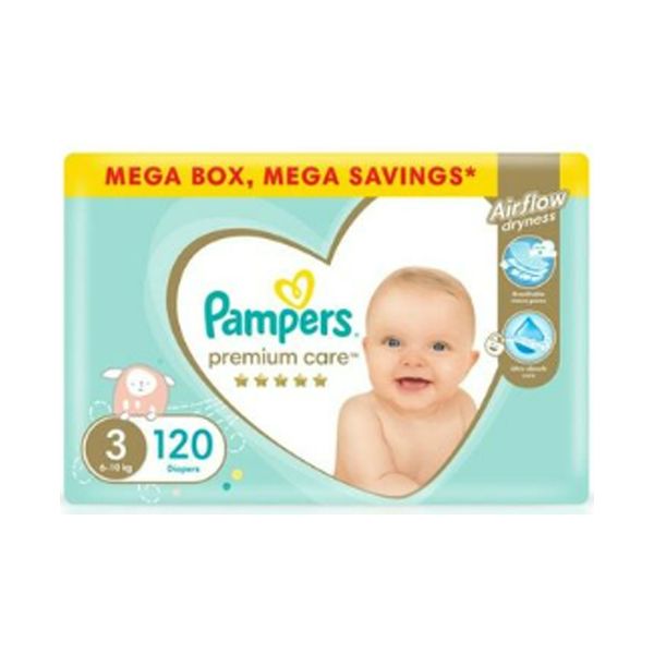 Pampers Premium Mega Pack Midi - 1 x 120's
