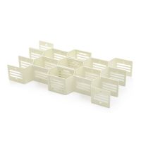 12 x Honeycomb Plastic Wardrobe Drawer Divider & Organiser