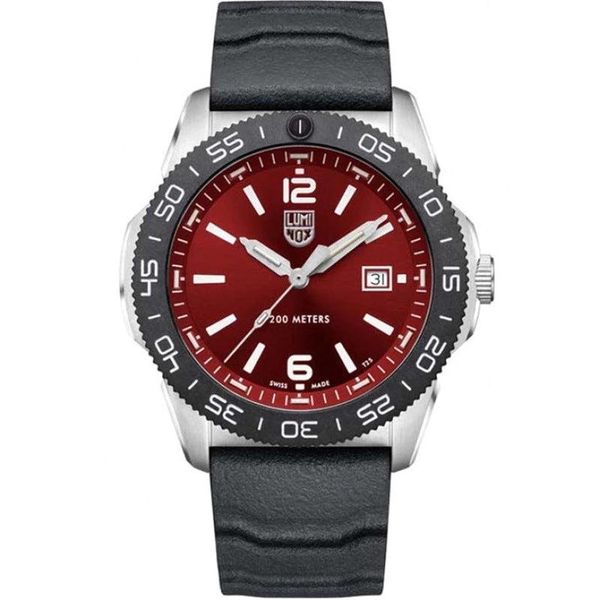 Luminox Pacific Diver Red Black Rubber Men's Watch - XS.3135
