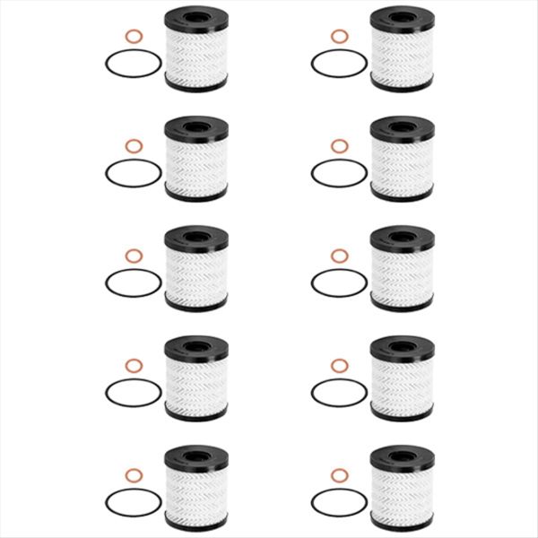 Engine Oil Filter with O-Ring for Mini Cooper R55 R56 Compatible with Bmw