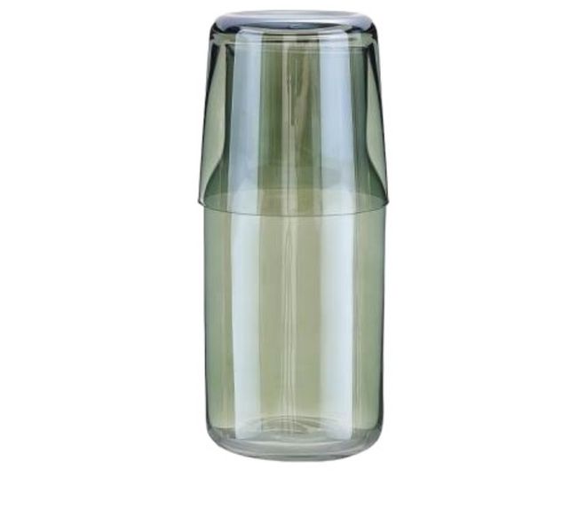 Green Cocktail Glass With Lid -0.7 L