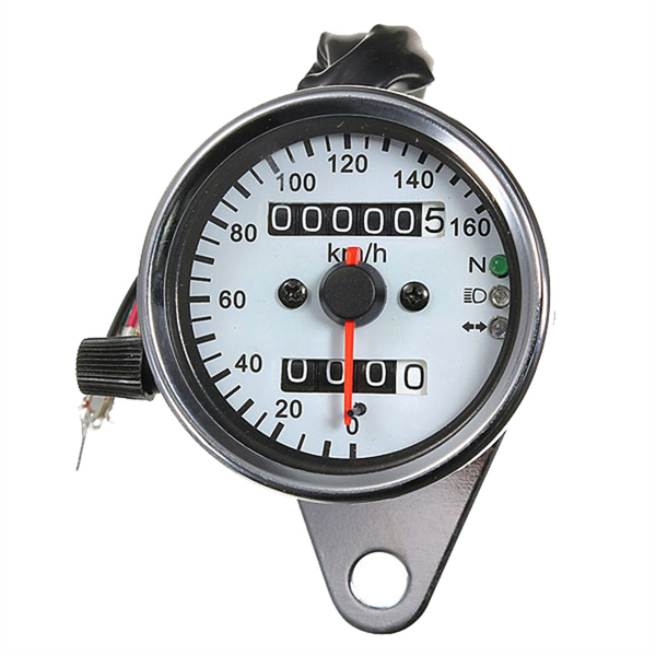 Motorcycle 12V Lcd Speedometer Odometer Gauge Compatible with Universal