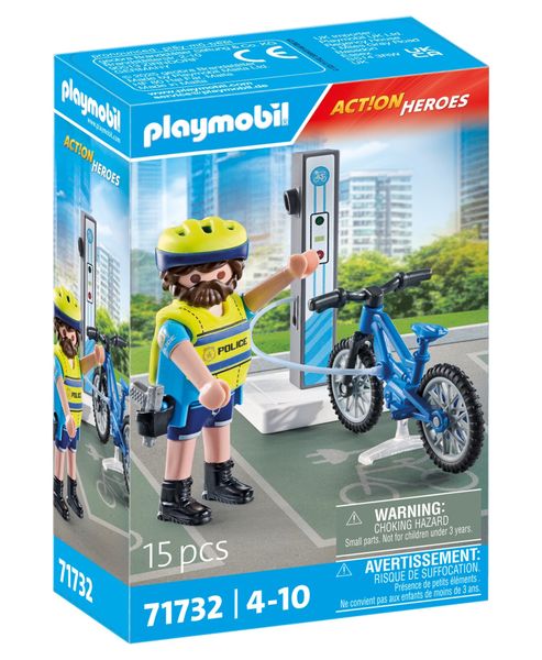 Playmobil Action Heroes - Police Blue Patrol Playset - 15 Piece