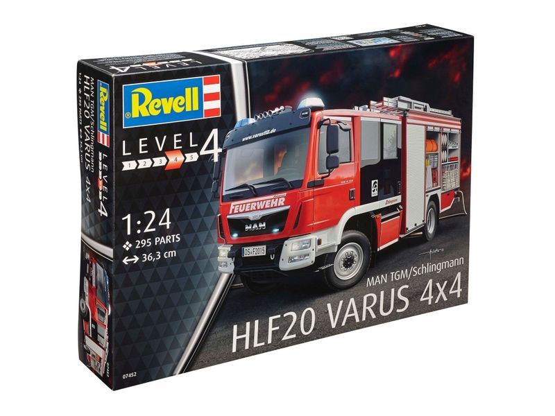 Revell 1/24 MAN TGM / Schlingmann HLF 20 VARUS 4x4 Plastic Model Kit