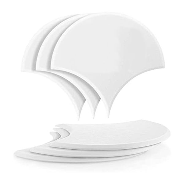 6Pcs Self-Adhesive Acoustic Panel,Ginkgo Sound Absorbing Dampening Panel,fo