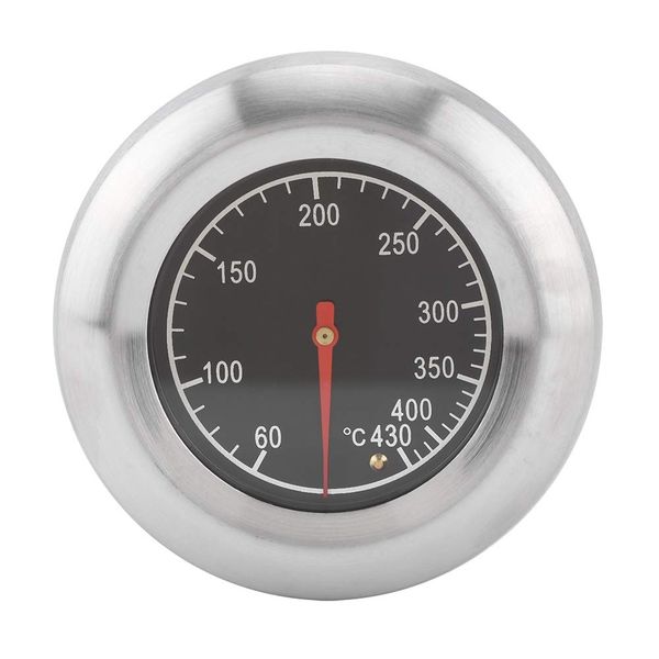 60 To 430 BBQ Thermometer Gauge Accurate Stainless Steel Smoker Gauge