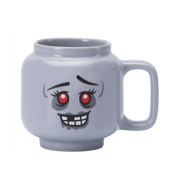 LEGO Iconic Mug Small Zombie - White (8.4cm Tall)