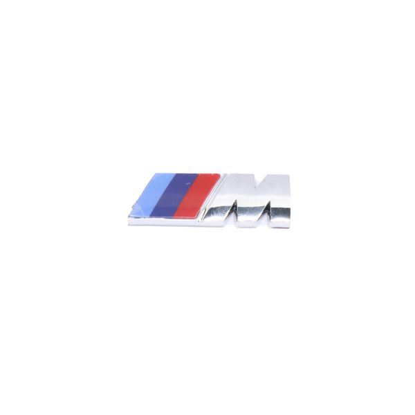 Silver Performance Style Boot Badge - Small, Fits BMW (Non-OEM)