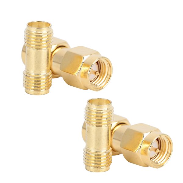 4PC SMA Adapters Male/Female Gold Plated