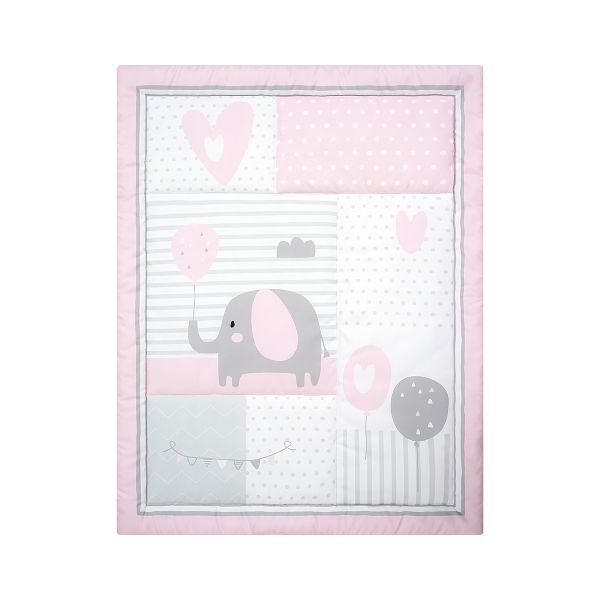 Snuggletime Quilt Set - Elephant - 4-Piece