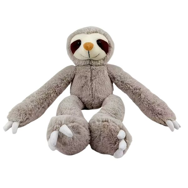 Toy Soft &amp; Fluffy Stuffed Animal Sloth Plush With Long Arms &amp; Legs - 35cm