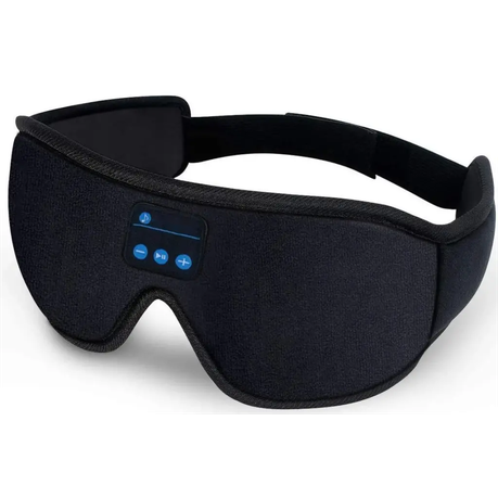 Sleep Headphones, Wireless Bluetooth Headband Sleep Mask Headphones,  Breathable 3D Sports Earphones Black