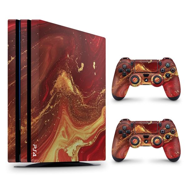 Decal Skin Compatible with PS4 Pro - Fluid Abstract Art (Decal Only)