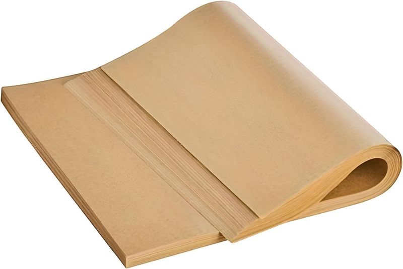 Large Precut Parchment Paper Baking Sheets - Brown - 50 Piece